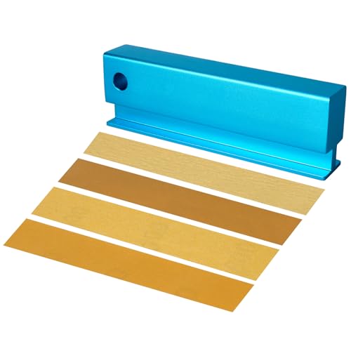 Meideal Guitar Fret Understring Leveler, Aluminum Fret Leveling Sanding Beam File Bar, Pro Luthier Repair Tool for Guitar & Bass (4.5 inch) - Image 1