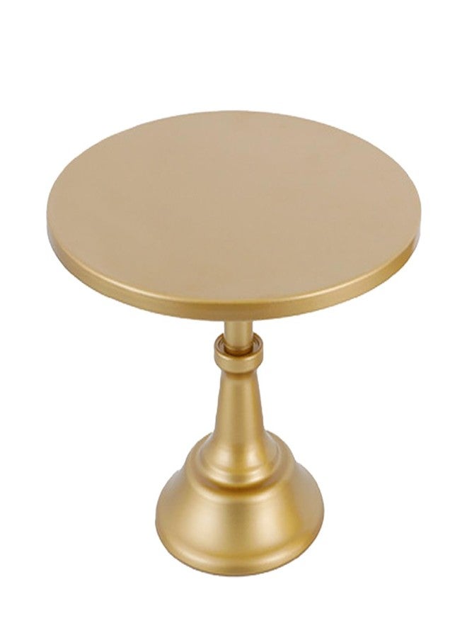 Odowalker 10 Inch Gold Cake Stand Dessert Display Table with Base Metal Dessert Stand, Cupcake Display Plate for Birthday, Wedding, Party Decorations - Image 1