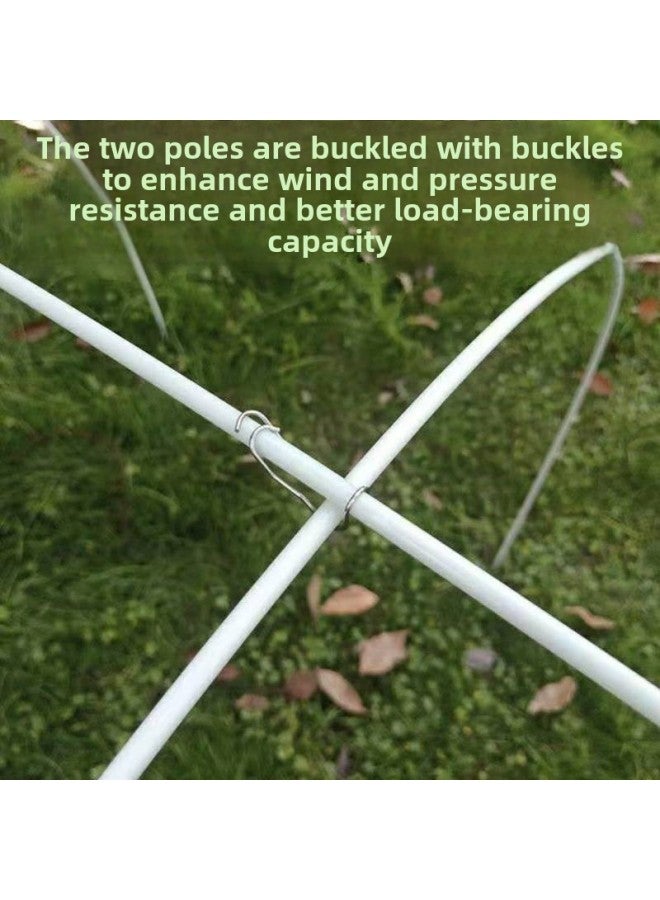 Top Spring Greenhouse Buckle Fixed Grape Rain Shelter Buckle Stainless Steel Buckle Small Arch Shed Bracket Arch Rod Accessories-Specifications And Models:Spring Buckle 4mm Card 4mm One  - Image 2