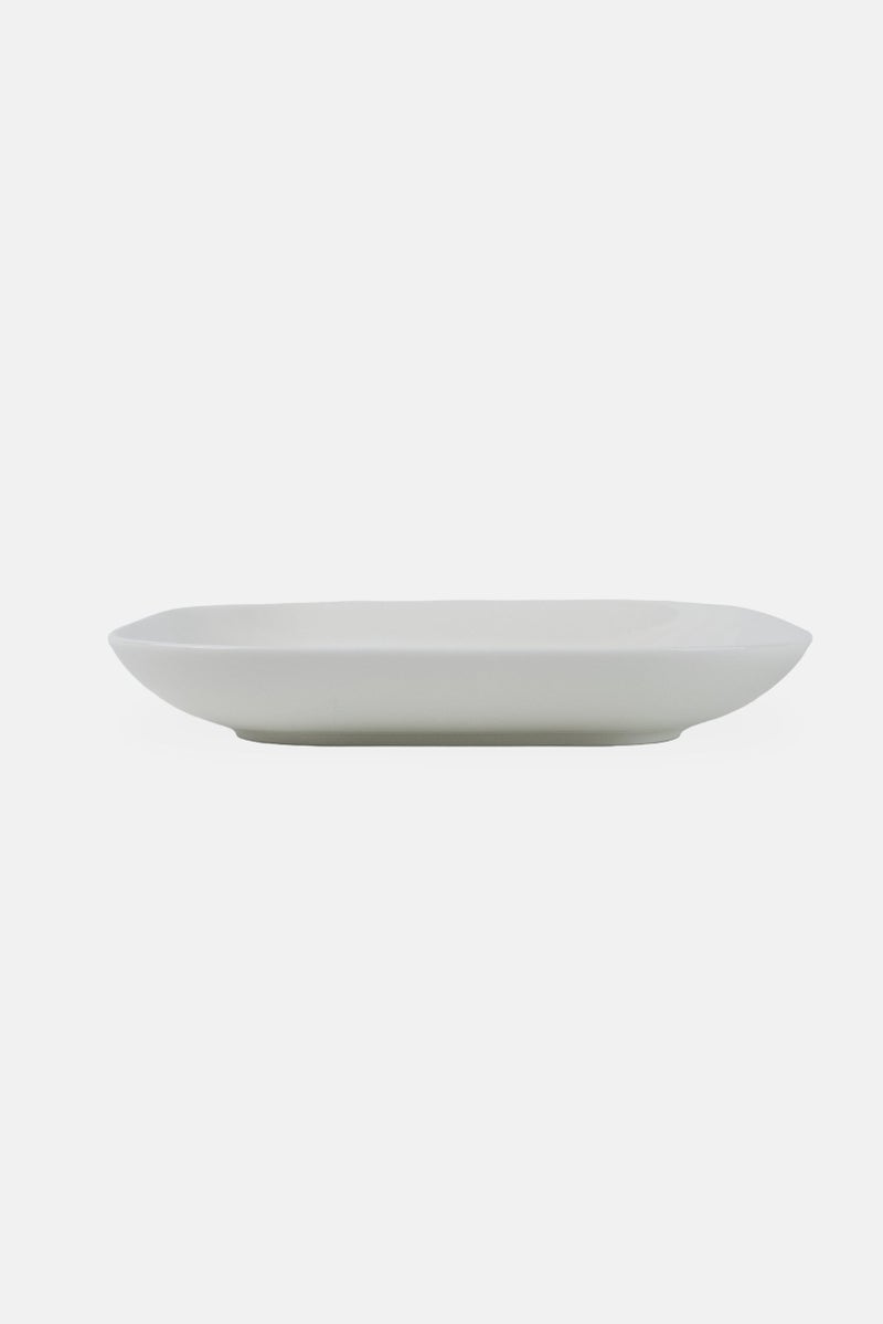 Our Table Ceramic Dessert Plate, White - Image 2