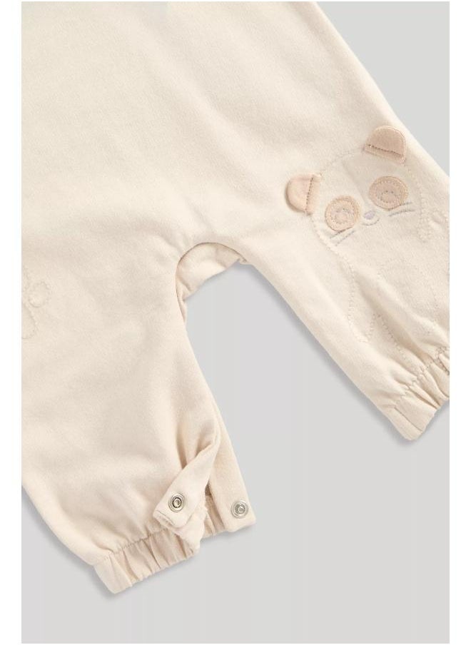mothercare My First Bear Dungarees and Bodysuit Set  - Image 3