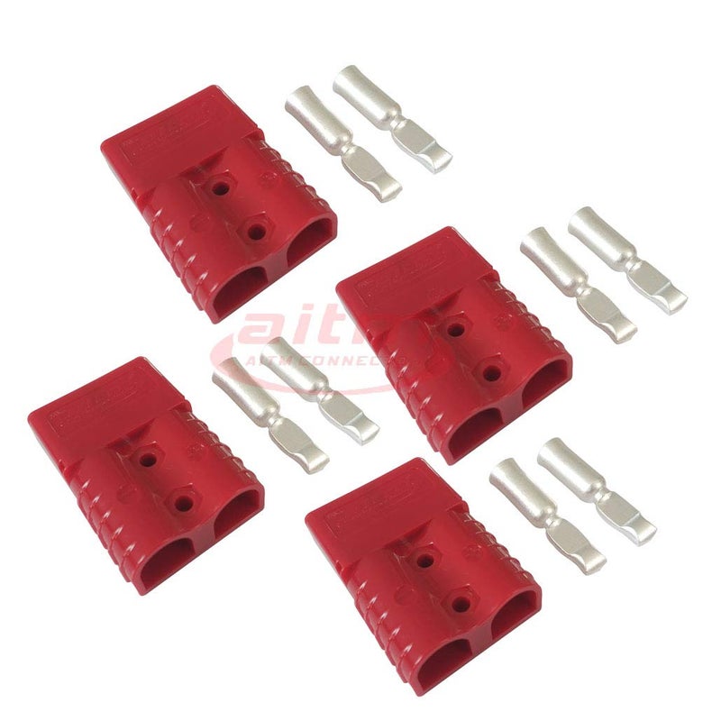 120A Battery Connector Quick Connect Battery Modular Power Connectors Quick Disconnect Red