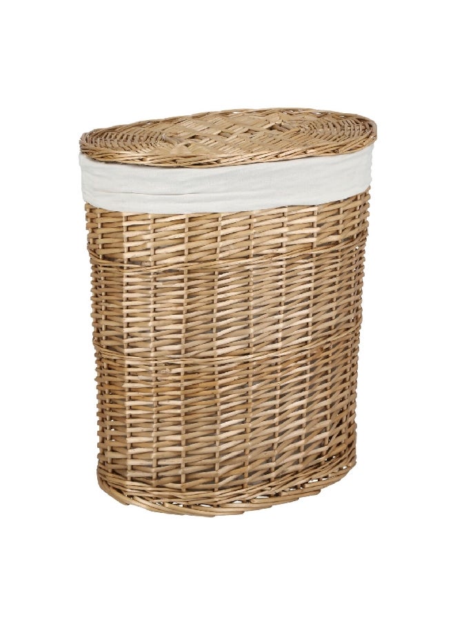 Willow Natural Oval Laundry Hamper Brown and White 58 x 49 x 33 cm 1710414L - pzsku/Z47DFB9431ECC51E15997Z/45/_/1702136527/986303d8-af5d-4891-b88d-86fcf6f0a6c2