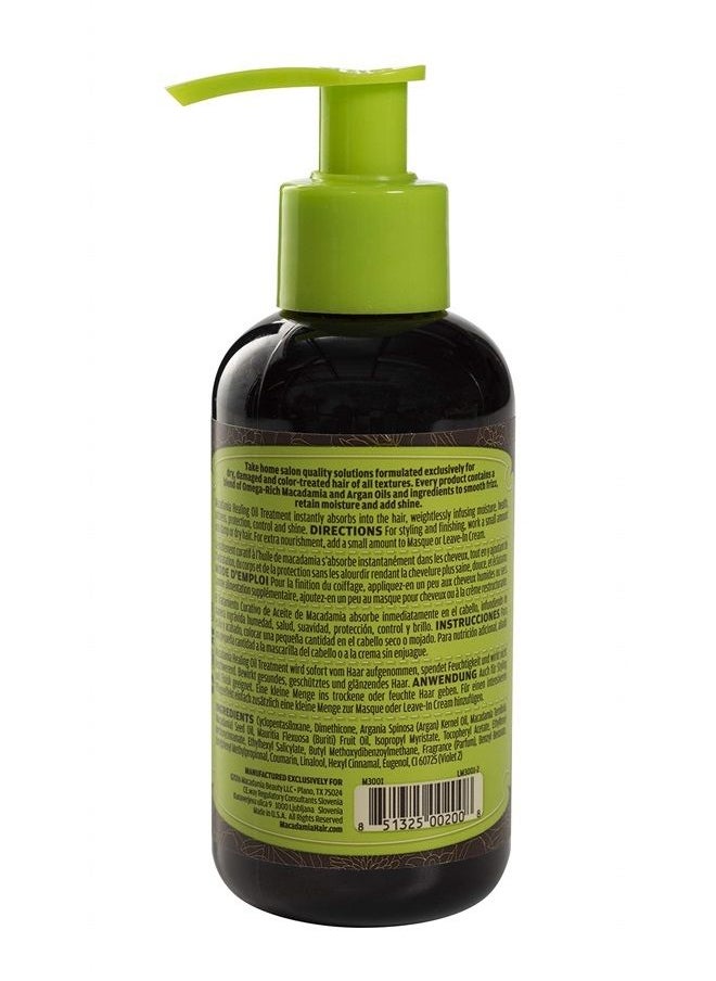 Macadamia Natural Oil - Macadamia Oil Natural Oil Healing Oil Treatment 4.2 Ounces - Image 1