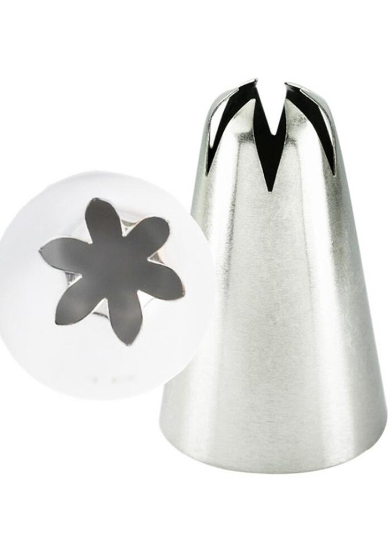 إم آر إف 3PCS 1B التابير كبير 6 الأسنان 304 الفولاذ المقاوم للصدأ تركيب الفم البسكويت كريم البثق كعكة الخبز أداة - سهلة الاستخدام ودائم - Image 2