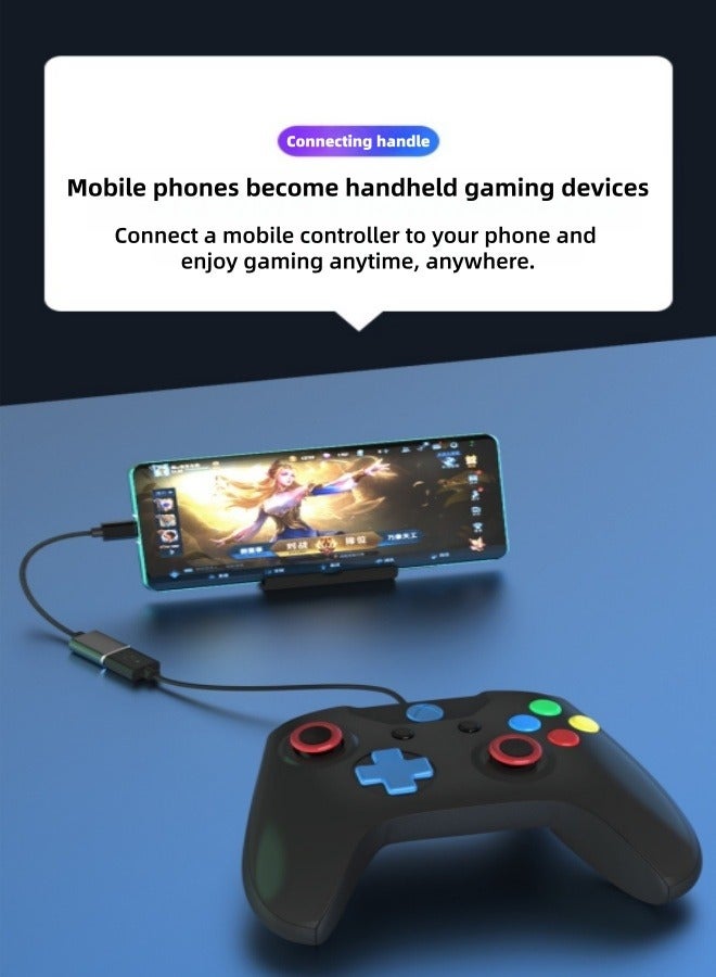 الصفحة الرئيسية محول من USB C إلى USB 3.0 [2 عبوة]، كابل من ذكر C إلى أنثى OTG من النوع C لـ Thunderbolt3 متوافق مع MacBook Pro/Air، وiPhone 15 Pro/15 Plus/15، وSamsung Galaxy S23/S22/S21 - Image 5