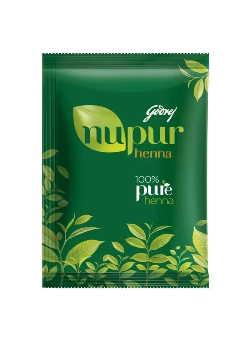 NUPUR 100% Pure Henna Powder for Hair Colour (Mehandi) | for Hair, Hands & Feet (500g) - Image 1