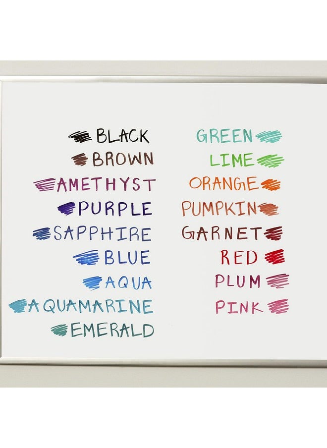 Low Odor Dry Erase Markers, Chisel Tip, Assorted Fashion Colors, 36 Count For Classroom, Office & Home Use