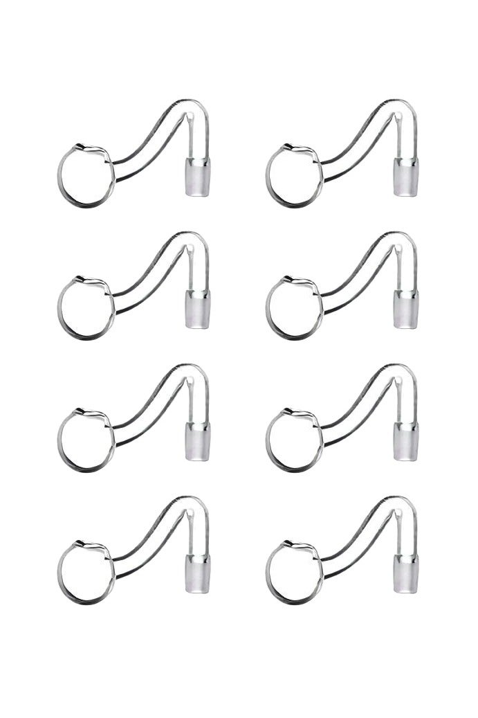 8Pcs 14mm Glass Mini inflow Pipe,Inflow Pipe Water Pump Aquarium FilterTubing, Surface Skimmer, AquariumPlanted Tank Aquascaping Fish TankAccessories, for Fish Tank - Image 1