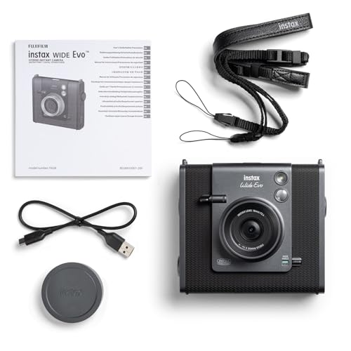instax Wide EVO Hybrid Digital Camera and Photo Printer, take, Store, Edit, Print Instant Photos on Our widest Instant Film Format, Rear Screen, 10 x Film, 10 x Lens Effects, Film Sold Separately - Image 2