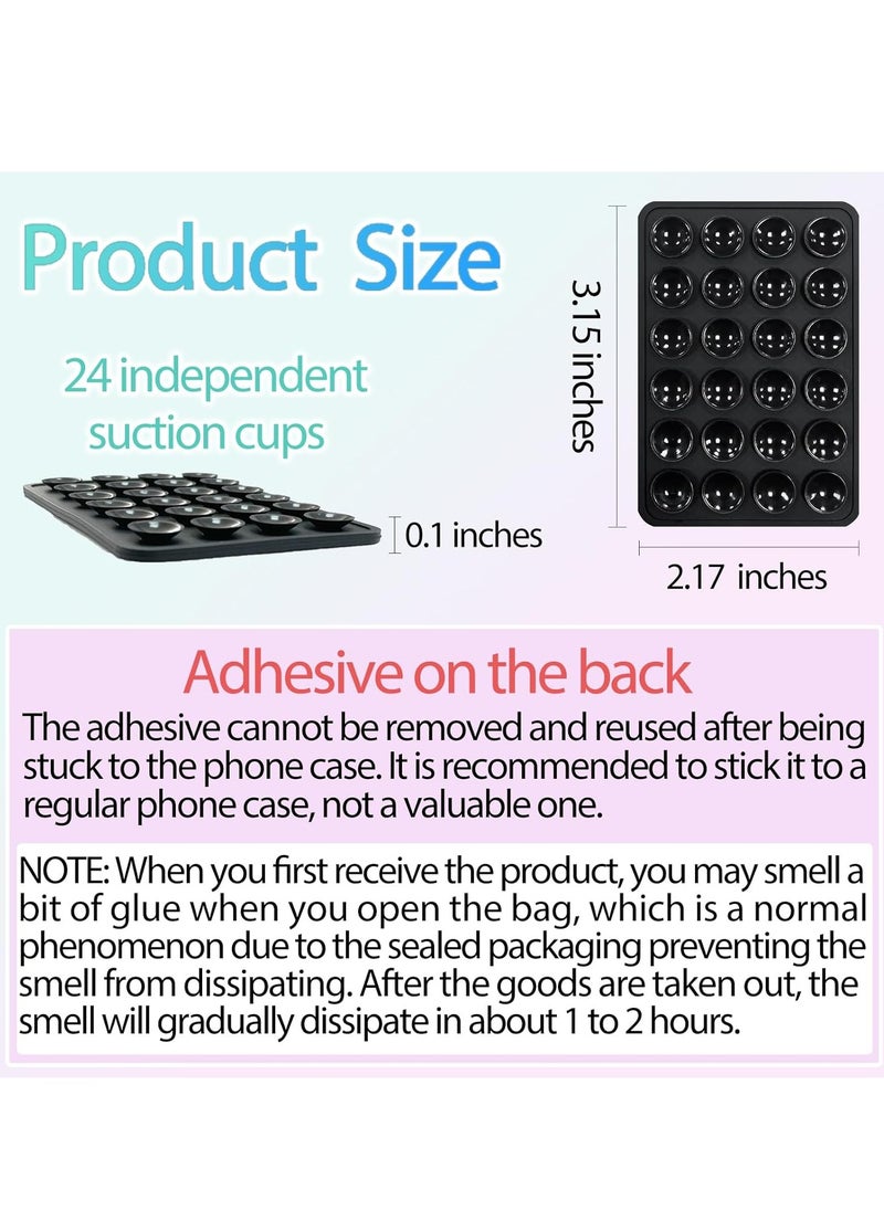 General 2PCS Silicone Suction Phone Case Mount,Non Slip Suction Cup Phone Mount,Hands-Free Phone Accessories Holder for Selfies and Videos,Silicon Adhesive Phone Stand Sticky for Cell Phone  - Image 4