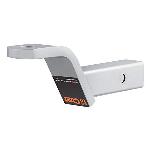 CURT 45296 Chrome Class 3 Trailer Hitch Ball Mount, Fits 2-Inch Receiver, 7,500 lbs, 1-Inch Hole, 4-Inch Drop, 2-In Rise - Image 2