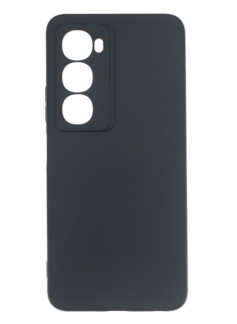 SanHu for ITEL City 100 Case Cover, Frosted Design Raised Full Camera Protection Slim Thin Soft Mobile Phone Case for ITEL City 100, Black - Image 1