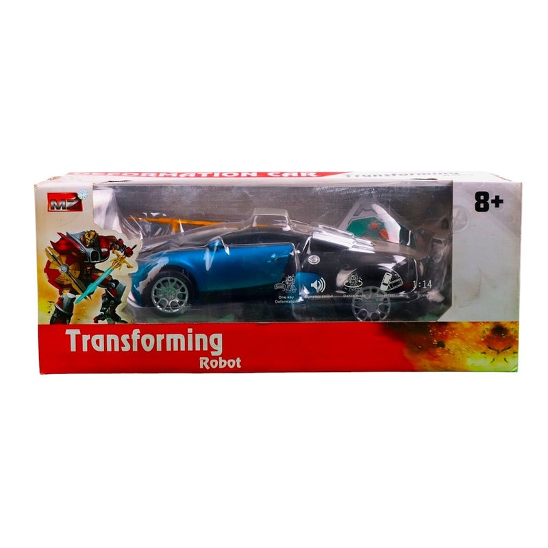 Bugatti Chiron Transforming Car Robot with Remote Control - 2315P - Image 1