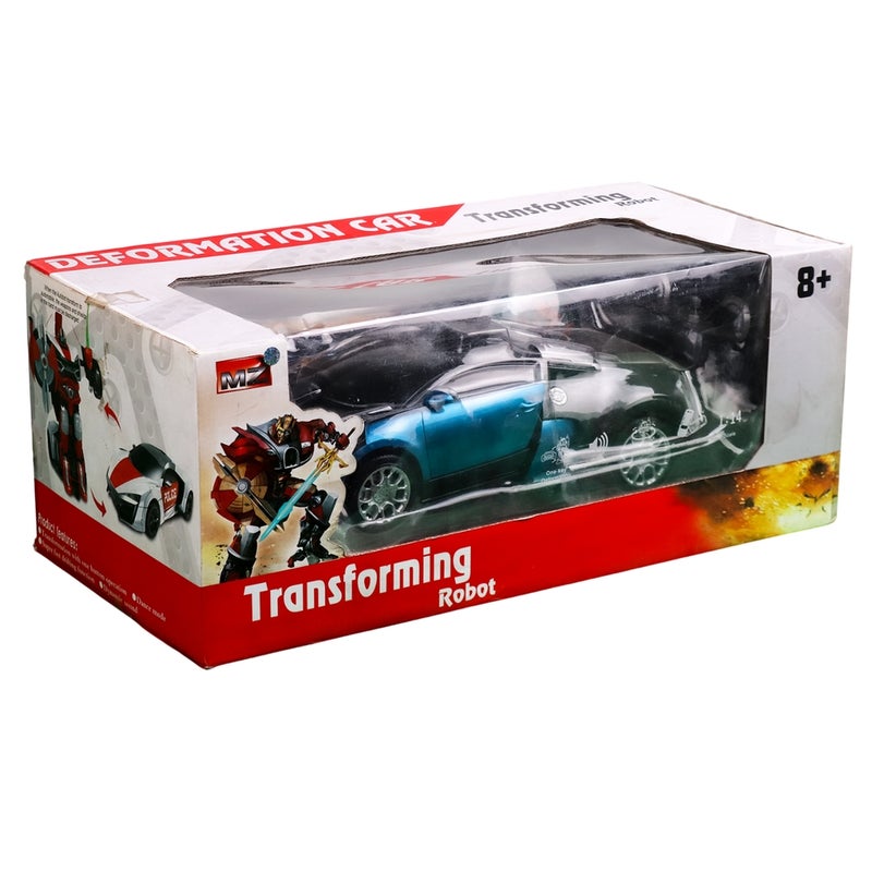 Bugatti Chiron Transforming Car Robot with Remote Control - 2315P - Image 3