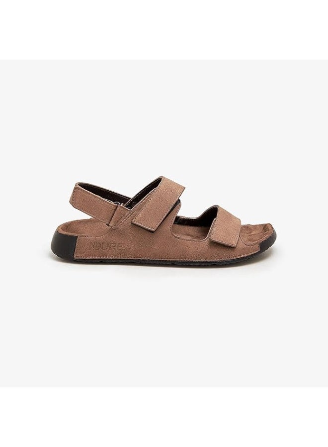 NDURE Men's Slip-On Sandal- Men's Comfortable Soft Lightweight Outdoor Slippers, Durable PU Sole, Man Made Leather, Traditional Sandals - Image 4