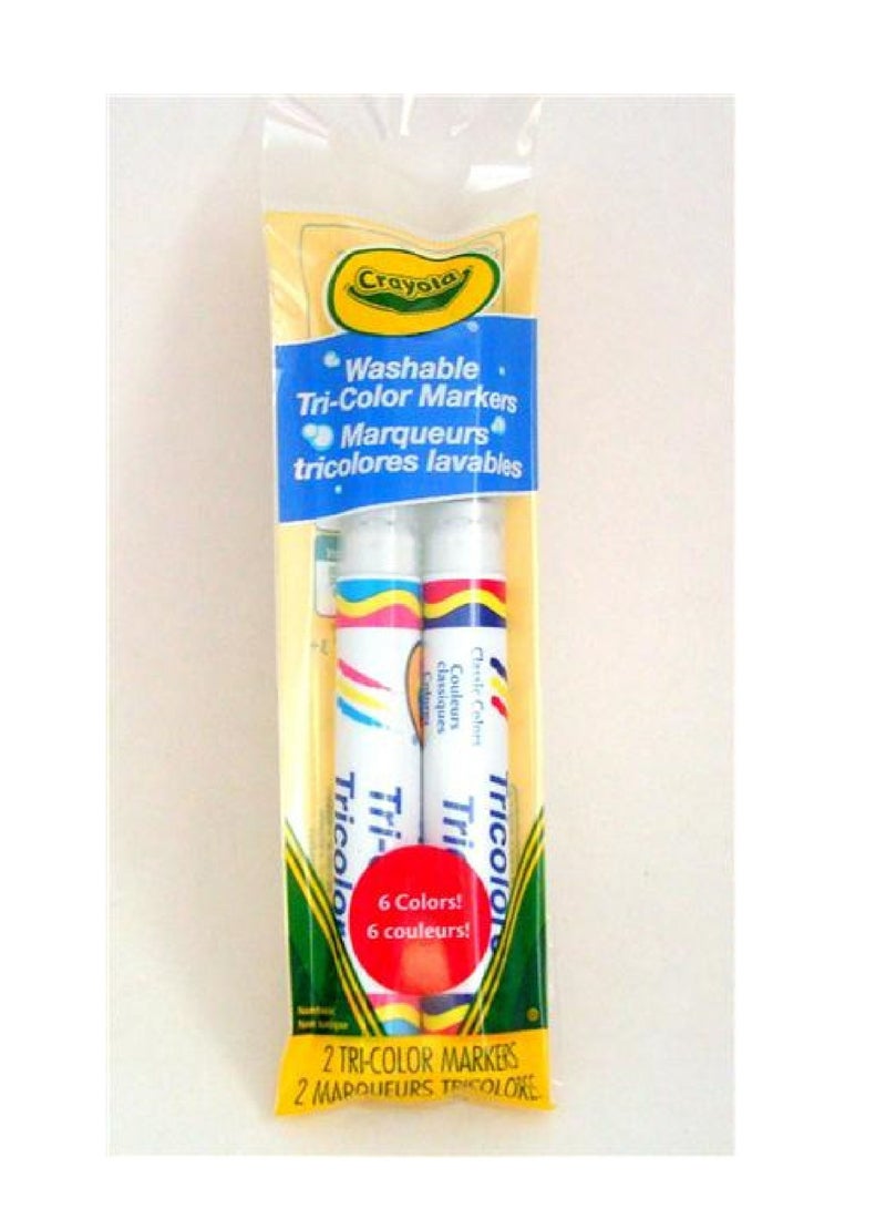 Crayola Tri-Colore  Markers 2 count