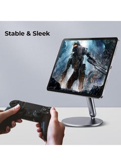 Benks BENKS Infinity Pro Magnetic iPad Stand for iPad Pro 12.9 inch, 360° Rotating iPad Mount, Foldable iPad Pro Holder, Adjustable Rotating Aluminium Table Stand for iPad Pro 6th/5th/4th/3rd  - Image 4