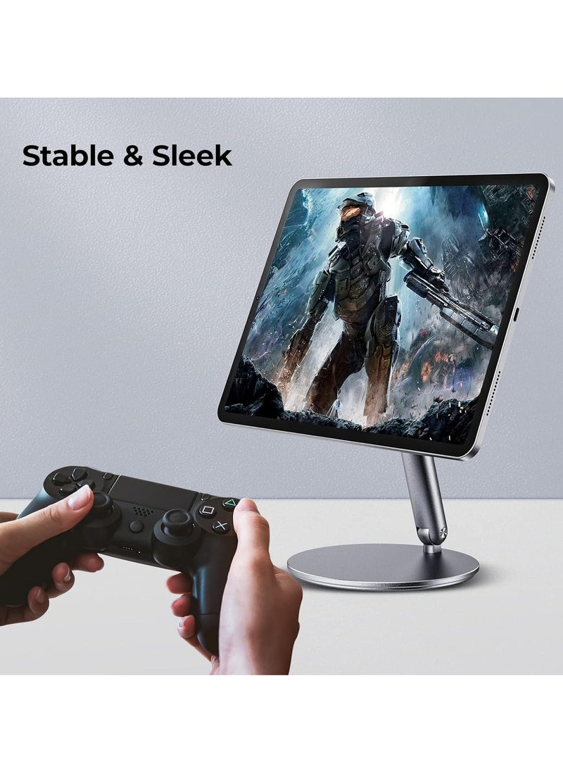 Benks - BENKS Infinity Pro Magnetic iPad Stand for iPad Pro 12.9 inch, 360° Rotating iPad Mount, Foldable iPad Pro Holder, Adjustable Rotating Aluminium Table Stand for iPad Pro 6th/5th/4th/3rd - Image 1