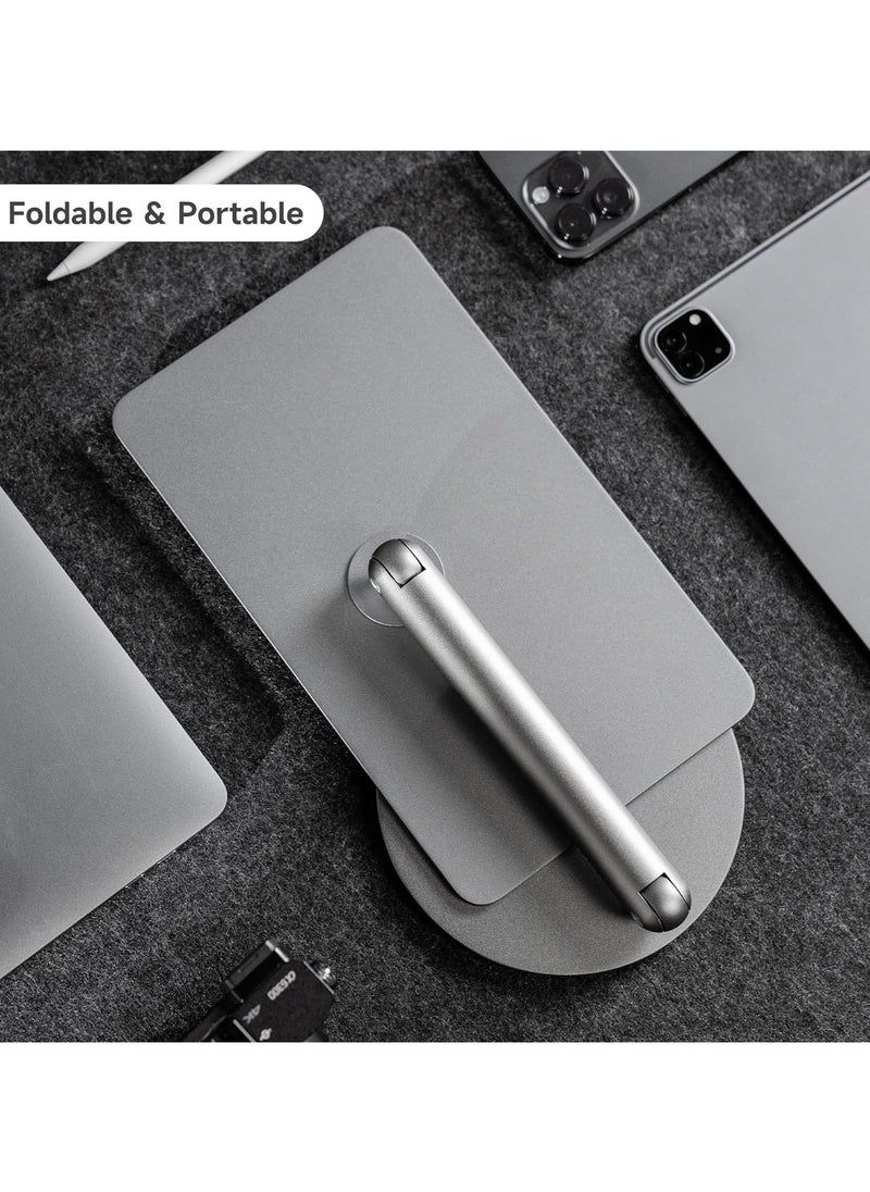 Benks - BENKS Infinity Pro Magnetic iPad Stand for iPad Pro 12.9 inch, 360° Rotating iPad Mount, Foldable iPad Pro Holder, Adjustable Rotating Aluminium Table Stand for iPad Pro 6th/5th/4th/3rd - Image 1