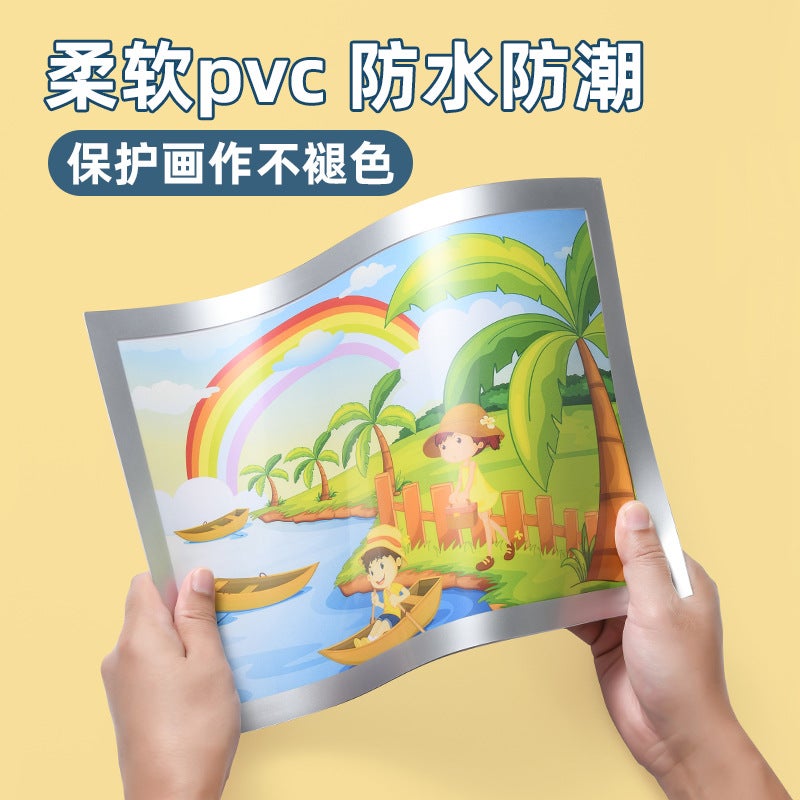 Magnetic Display Sticker A6 Glossy Transparent Magnetic Po Wall Frame Poster Frame Certificate Display Frame Po Frame Po Frame - Image 5
