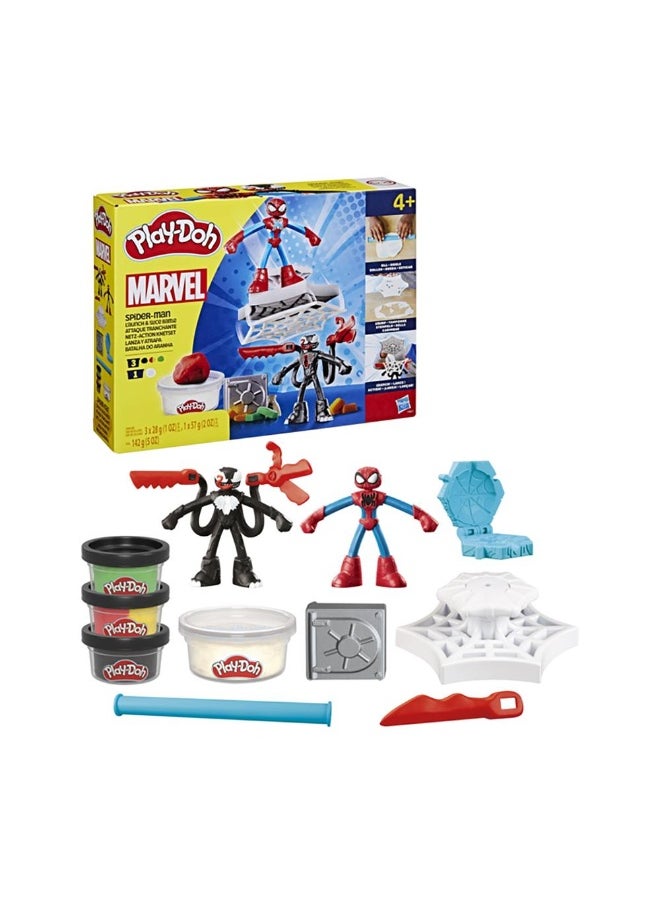 Play-Doh Play-Doh Spider-Man Launch & Slice Battle Playset  - Image 3