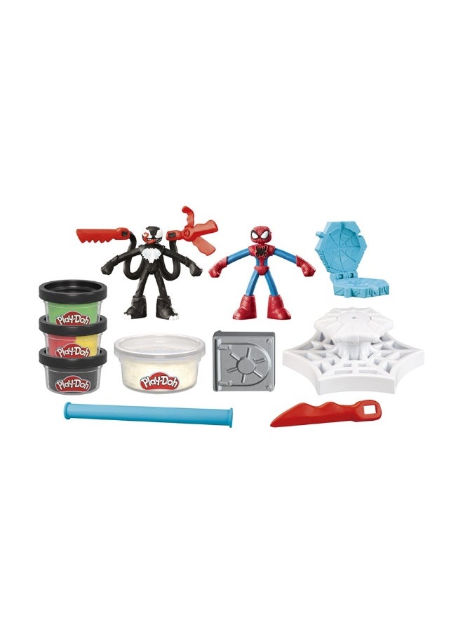 Play-Doh Play-Doh Spider-Man Launch & Slice Battle Playset  - Image 4
