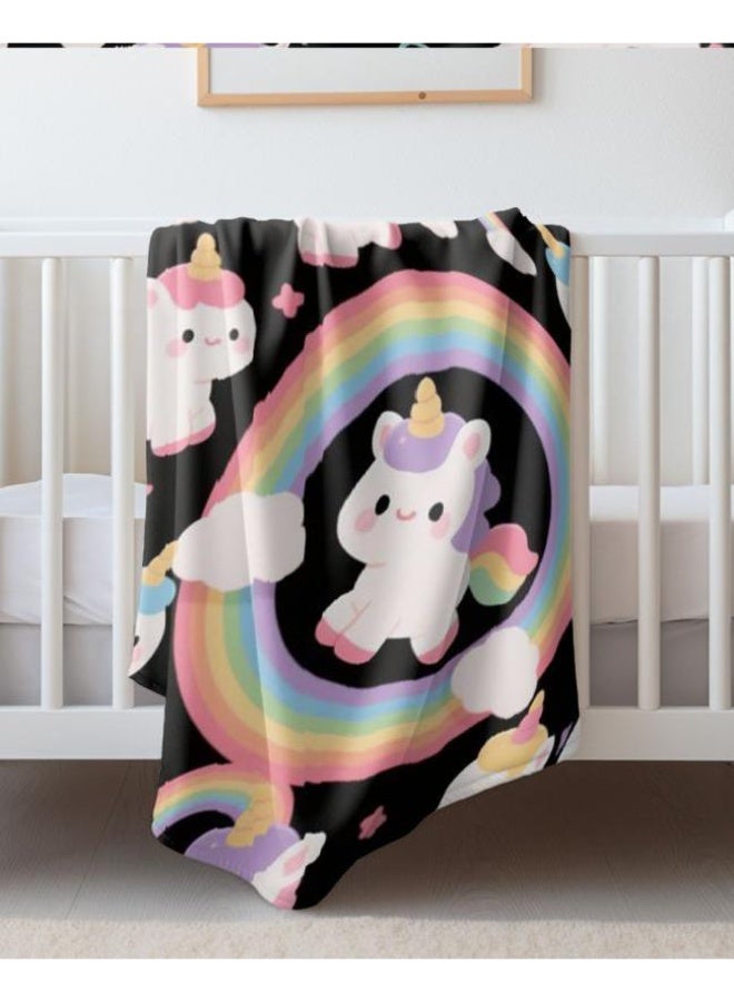 general Baby and children's cartoon flannel thin blanket (warm and comfortable, suitable for sleep, game use) 70cm*100cm - Image 5