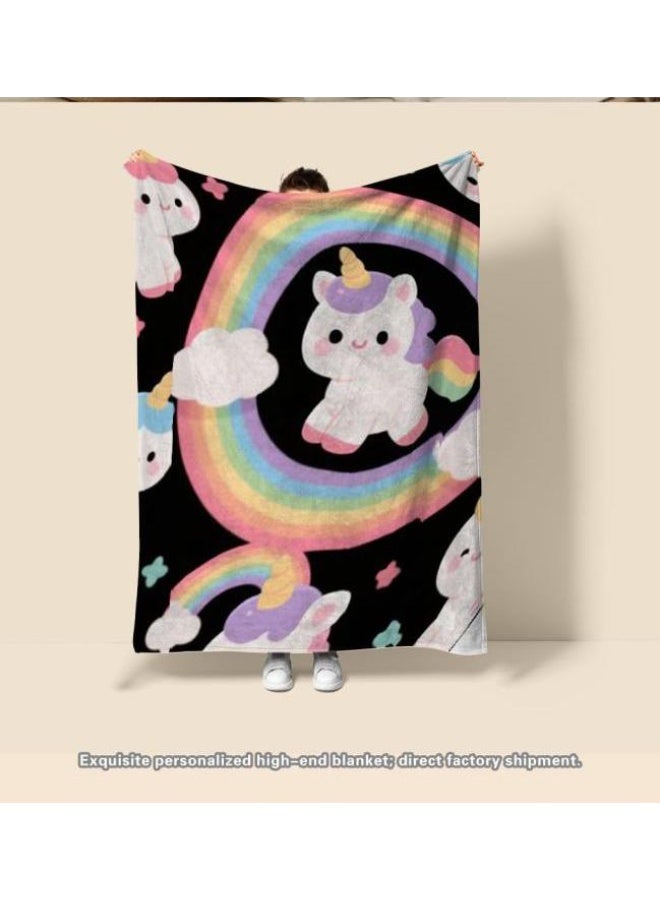 general Baby and children's cartoon flannel thin blanket (warm and comfortable, suitable for sleep, game use) 70cm*100cm - Image 3