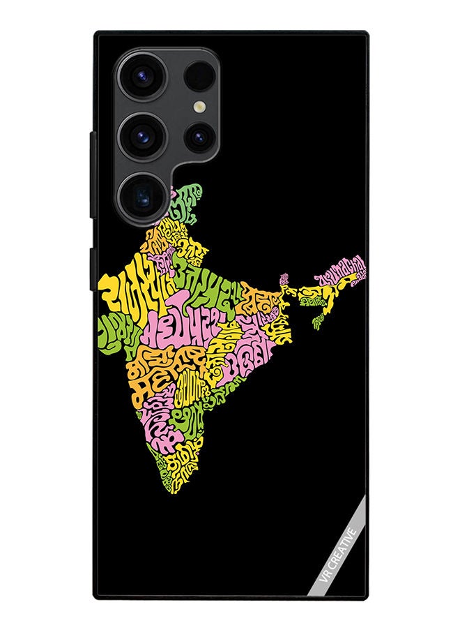 VR CREATIVE Protective Case Cover For Samsung Galaxy S23 Ultra 5G Indian States Name Design Multicolour - Image 1