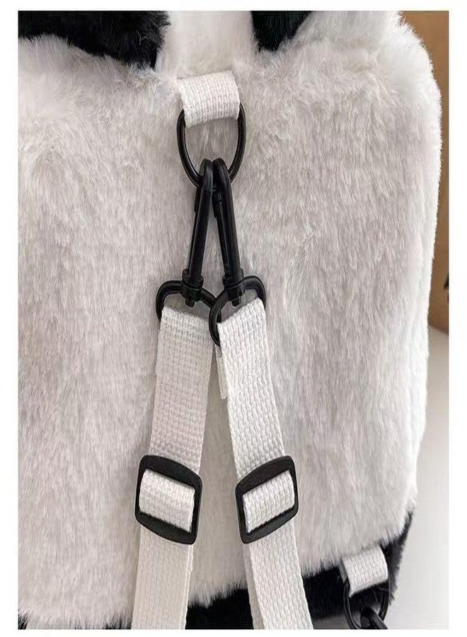Ueeksry Cute Plush Panda Backpack, Plush Panda Bag, Stuffed Animal Backpack, Shoulder Bag Crossbody Bag, Cute Cartoon Bag - Image 5