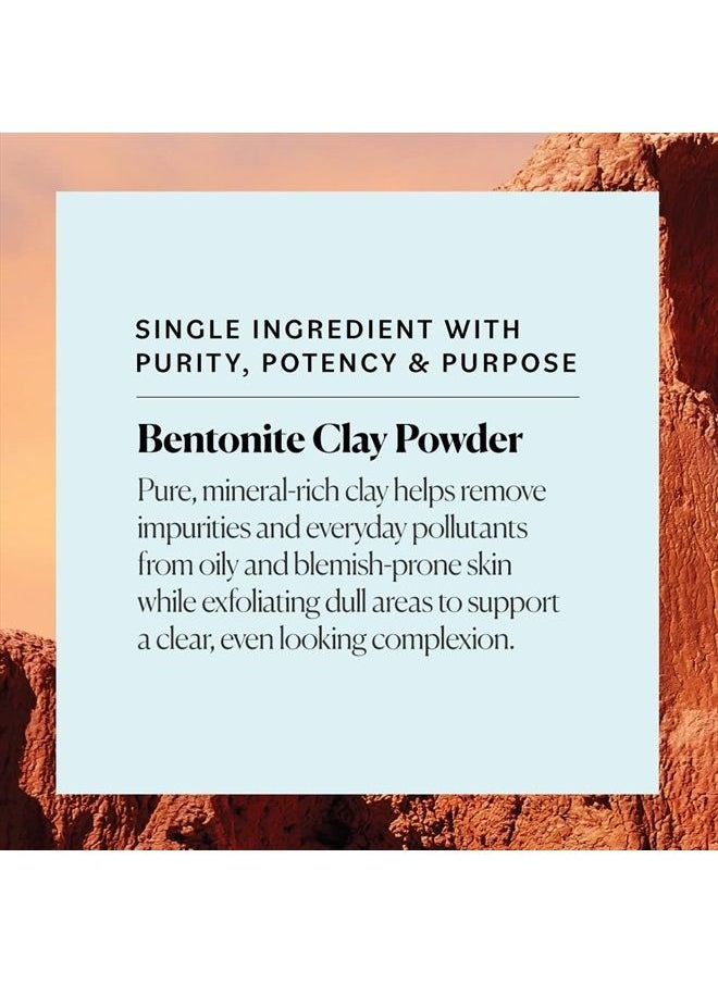 Sky Organics - Indian Healing Clay with Detoxifying Bentonite Clay for Face, 100% Pure to Detoxify, Purify & Cleanse, 16 Oz. - Image 1