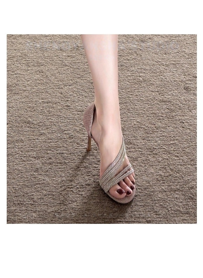 French Style Super Beautiful High-Heeled Sandals - Image 5