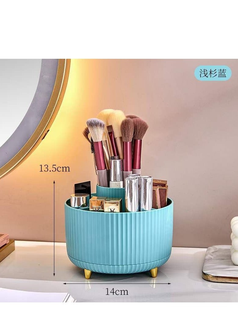 منظم مكياج دوار بيلف 360درجه تقدري تحطي فيه الميكب الخاص بيكي وحاجات تانيه كتير دا غير ان شكلها شيك متوفر لون  اخضر فاتح IR - Image 1