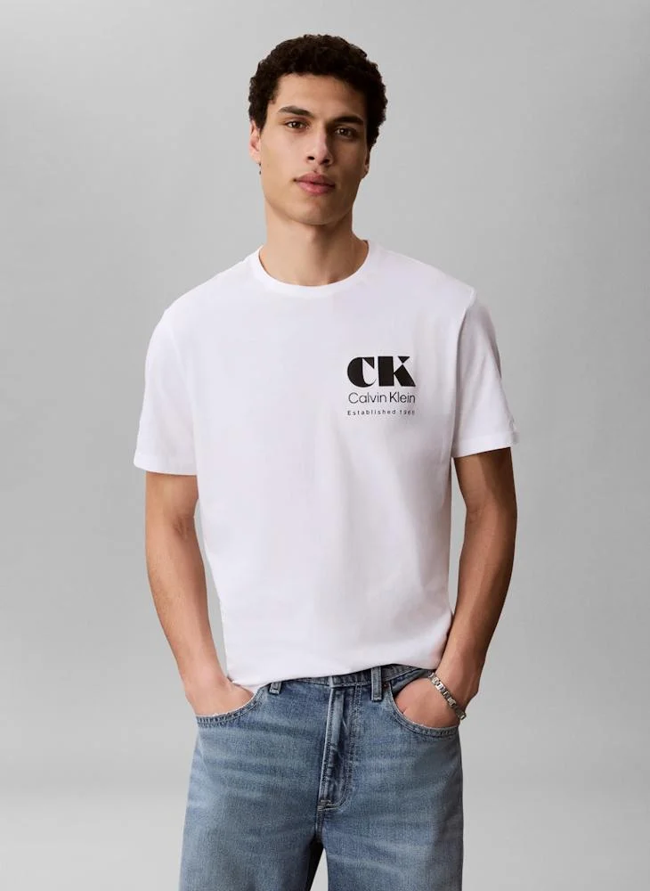 Logo Graphic Crew Neck T-Shirt