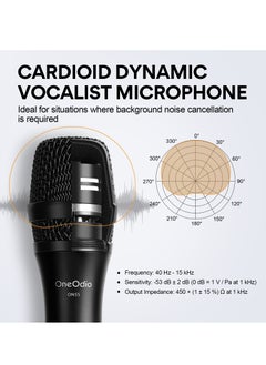 OneOdio ON55 Wired Vocal Microphone with 16.4ft XLR Cable and Mic Clips for Singing Live Streaming  - Image 2