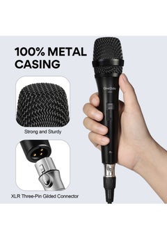 OneOdio ON55 Wired Vocal Microphone with 16.4ft XLR Cable and Mic Clips for Singing Live Streaming  - Image 3