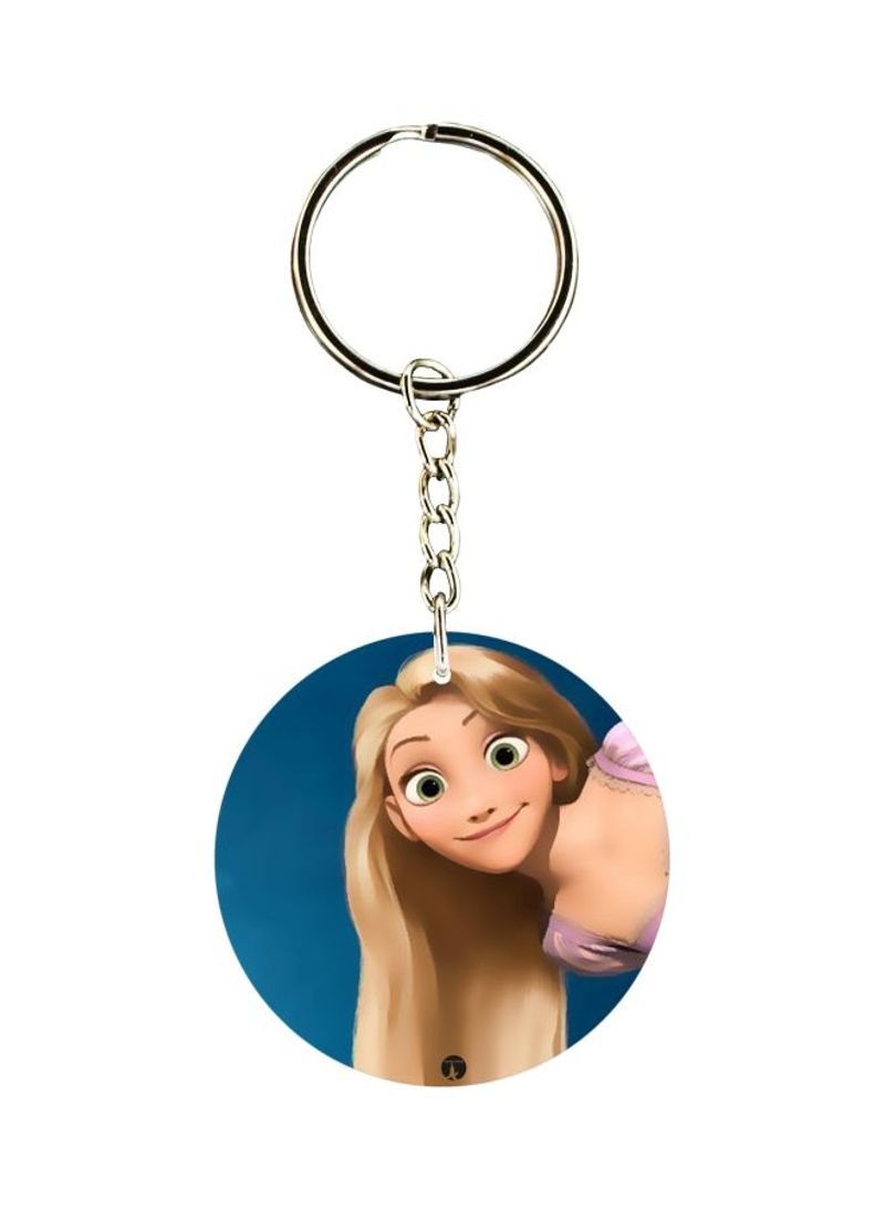 RKN Double Sided Rapunzel Printed Keychain