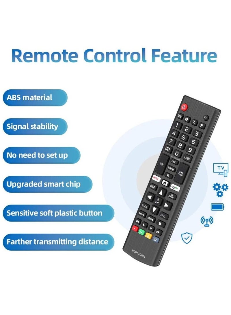 AKB75375604 Universal Remote Control Replacement for LG 4K LCD LED UHD Smart TVs - Image 4