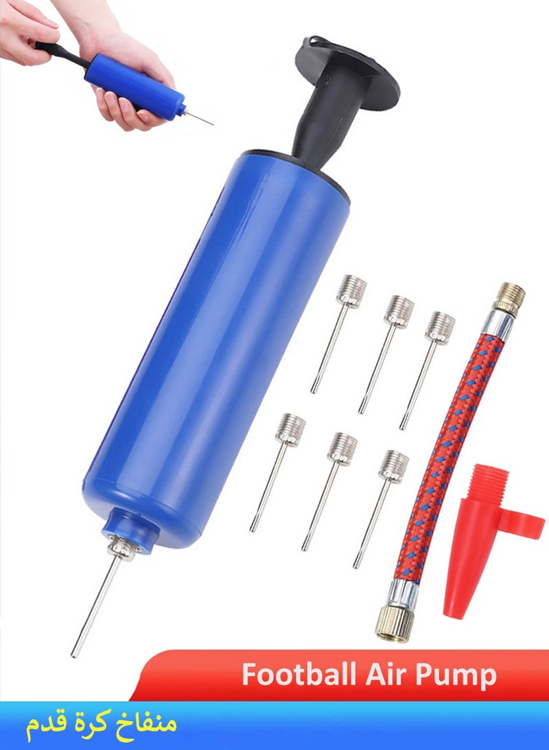 QUTOOB Football Air Pump - Mini Size, Portable, Durable, Fast-Inflating | Multiple Needles and Hose - Image 1
