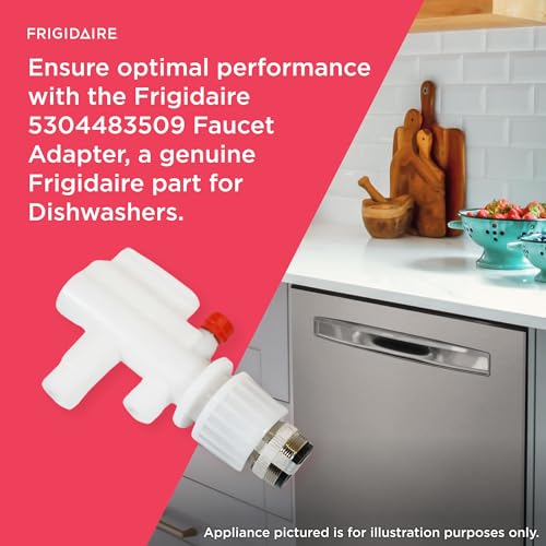 Frigidaire 5304483509 Faucet Adapter for Dishwashers, White - Image 5