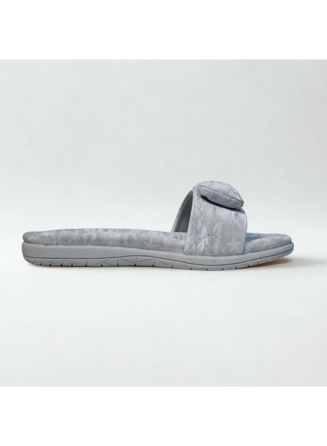 Women’s Stylish Flat Slip-On Sandals with Bow Detail - Image 4