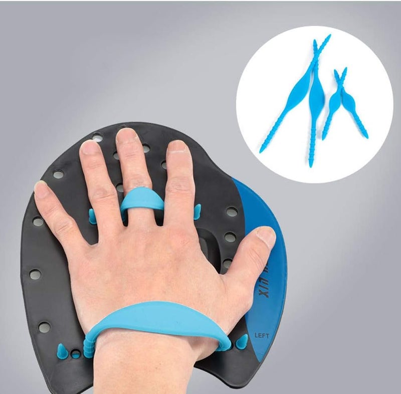 MioCloth Kids Adults Hand Paddles Gloves for Swim Training Water Resistance Aqua Fit Workout Fitness Gear - Image 2