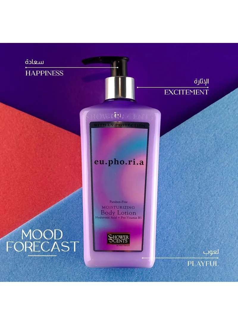 Shower Scents  Shower Scents Euphoria  moisturizing body lotion 312ml  | Best Price UAE