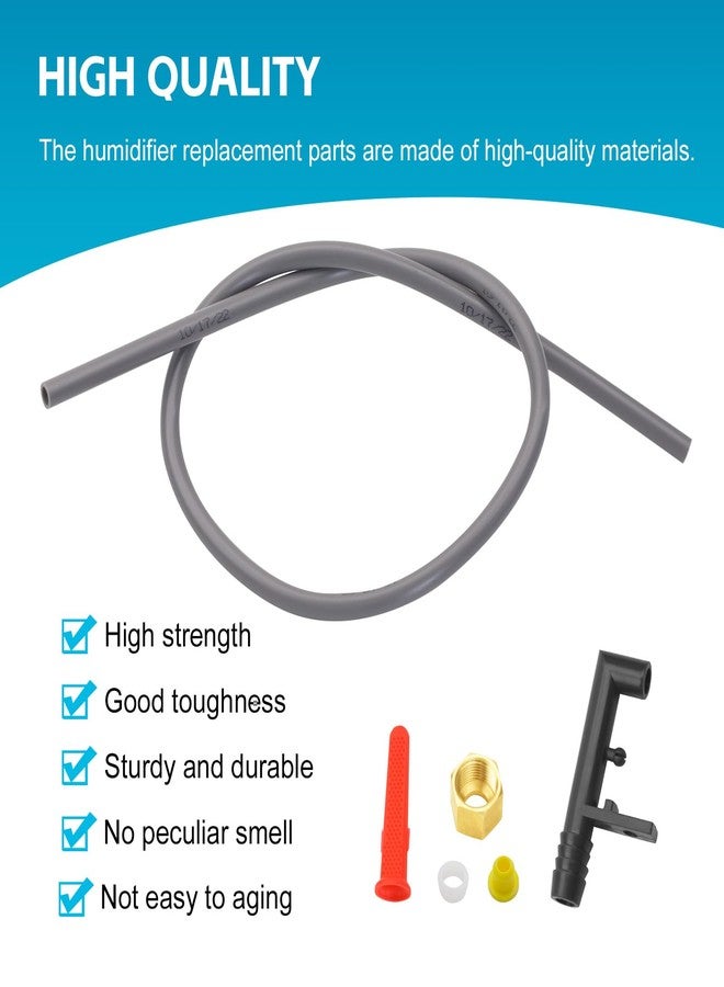 URYKEC 4079 Feed Tube Set, Includes Compression Sleeve And Nut Kit For Aprilaire Humidifier Models 110, 220, 500, 500A, 500M, 550, 550A, 558 - Image 4