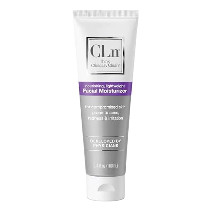 CLn® Facial Moisturizer - Soothes & Calms Skin, Helps Reduce Appearance of Redness, Locks in Moisture without Clogging Pores, Dermatologist & Clinically Tested, 3.4 oz. - Image 1