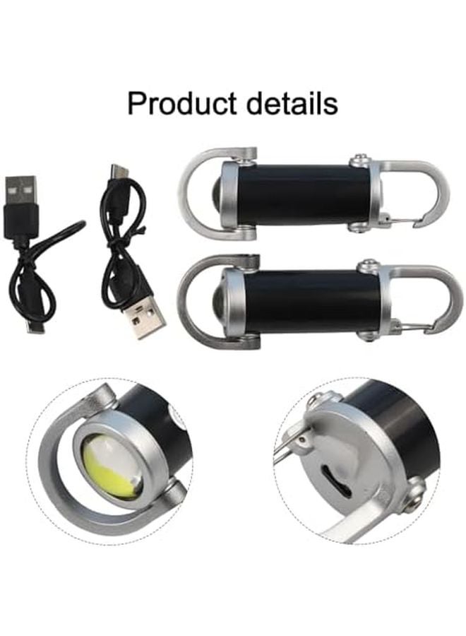 مصباح يدوي صغير فائق السطوع قابل للشحن عبر USB مقاوم للماء متعدد الأوضاع مع بنك طاقة للتخييم والمشي لمسافات طويلة - Image 5