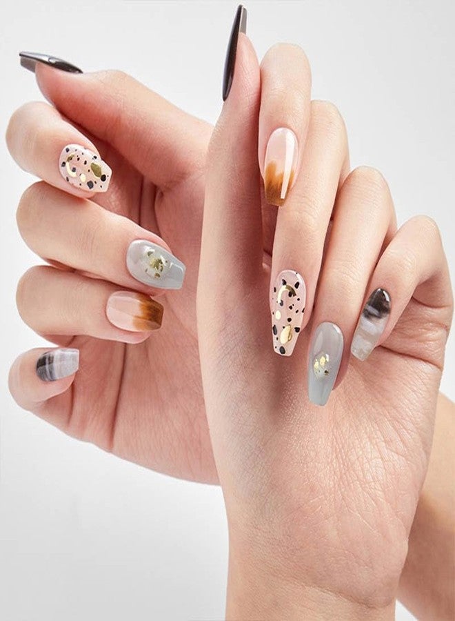 DASHING DIVA MAGICPRESS love yourself I | Day to Night | Short, Square Shaped Press On Nails | Long Lasting Stick On Nails | Lasts Up to 7 Days | Contains 30 Stick On Nails - Image 2