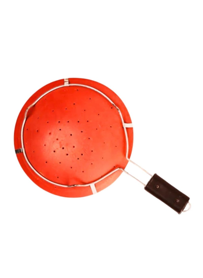 Terra Charms Terra Charms Tawa Hole Roti with Stand Mitti Ke Tawa Handmade Mitti Terracotta Clay Tawa for Making RotiChapatti 10 Inches paratha Tawa  - Image 5