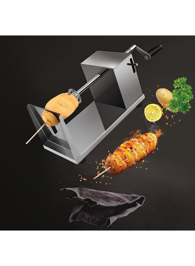 AMM Stainless Steel Spiral Potato Cutter – Manual Potato Tower Machine for Tornado Chips, Vegetables & Fruits - Image 4